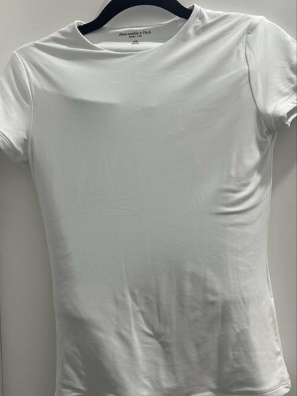 XS Abercrombie & Fitch Womens Soft Matte Seamless Tuckable Tee